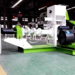Feed extruder for shrimp feed processing